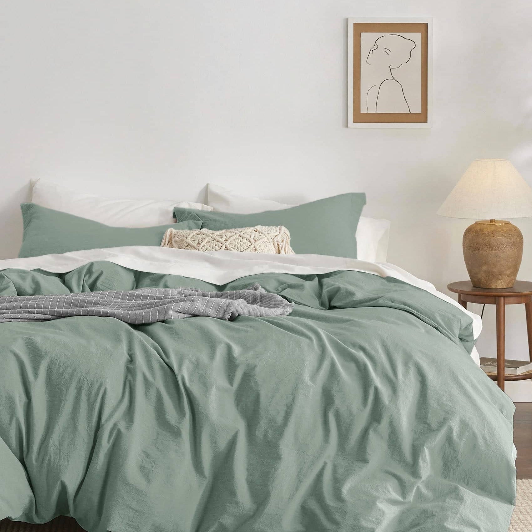 100% Washed Cotton Duvet Cover