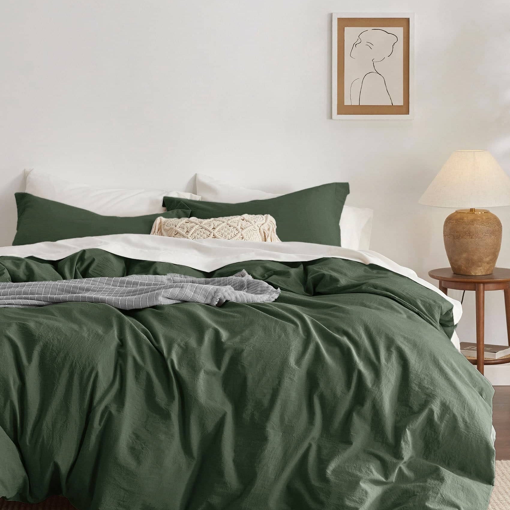 100% Washed Cotton Duvet Cover