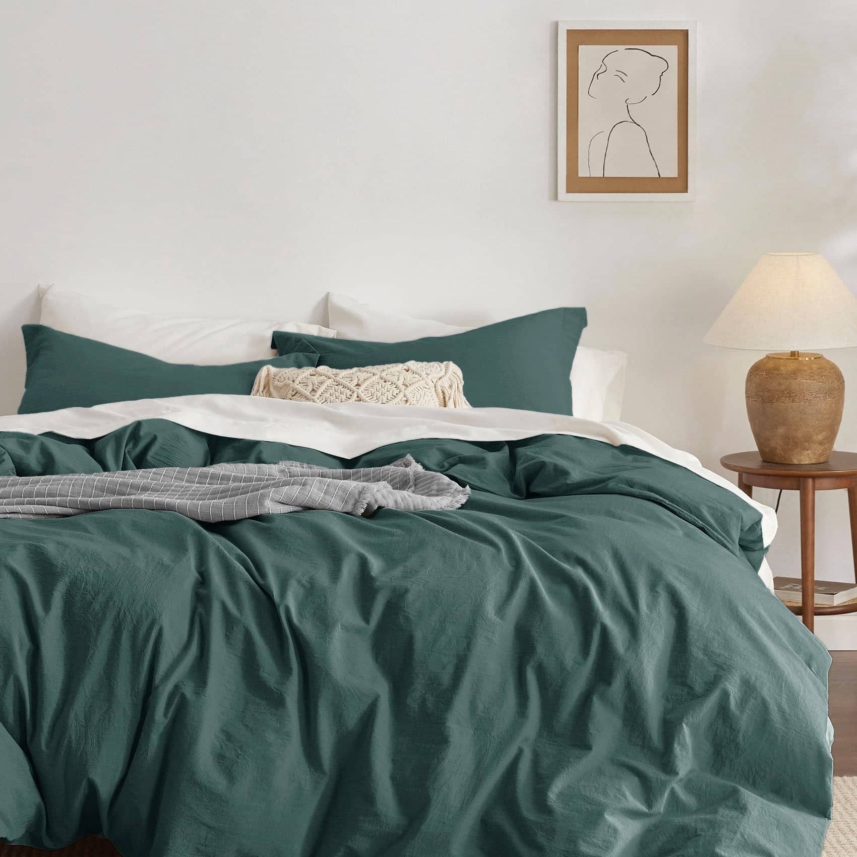 100% Washed Cotton Duvet Cover