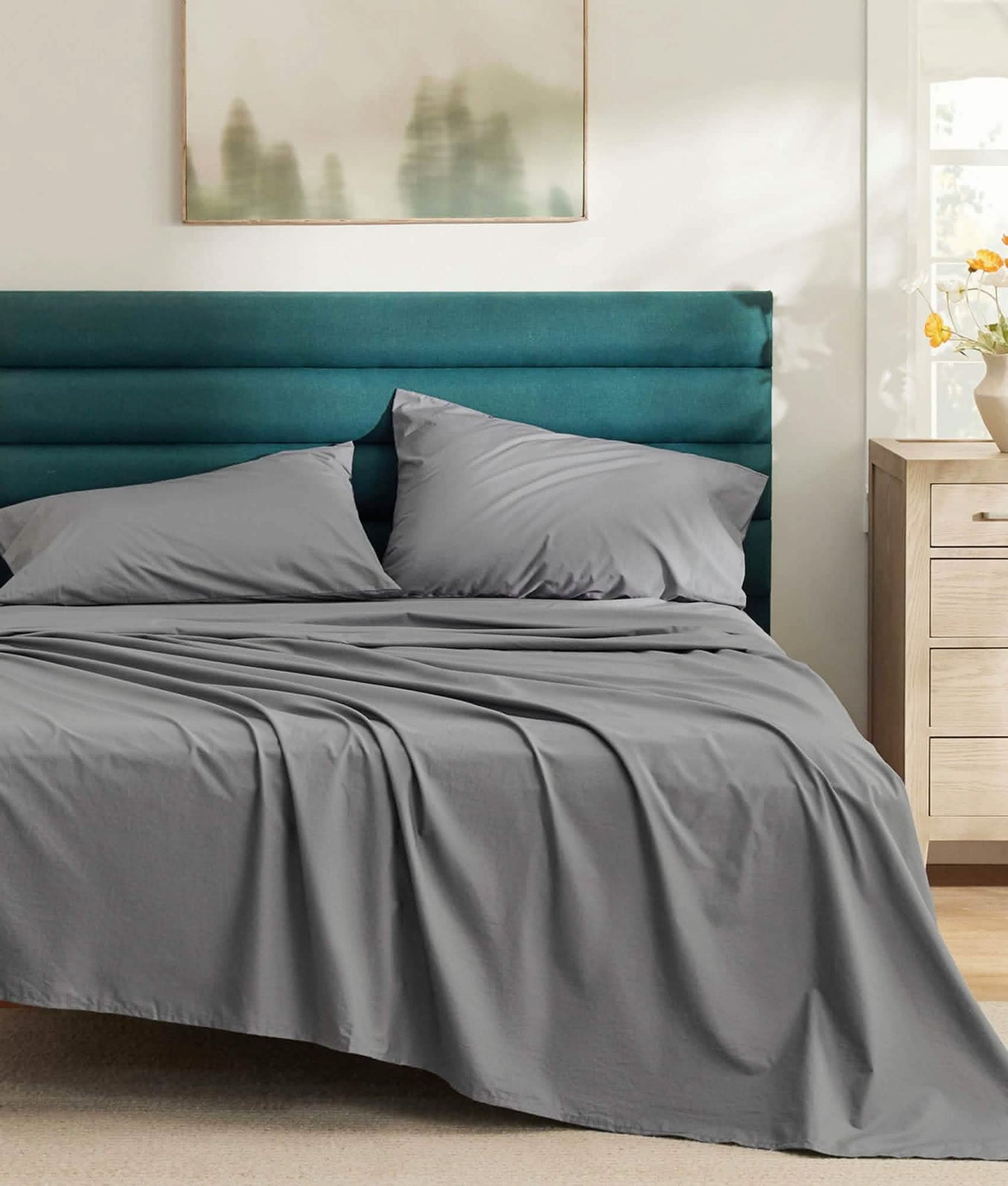 Cotton Percale Weave Sheet Set