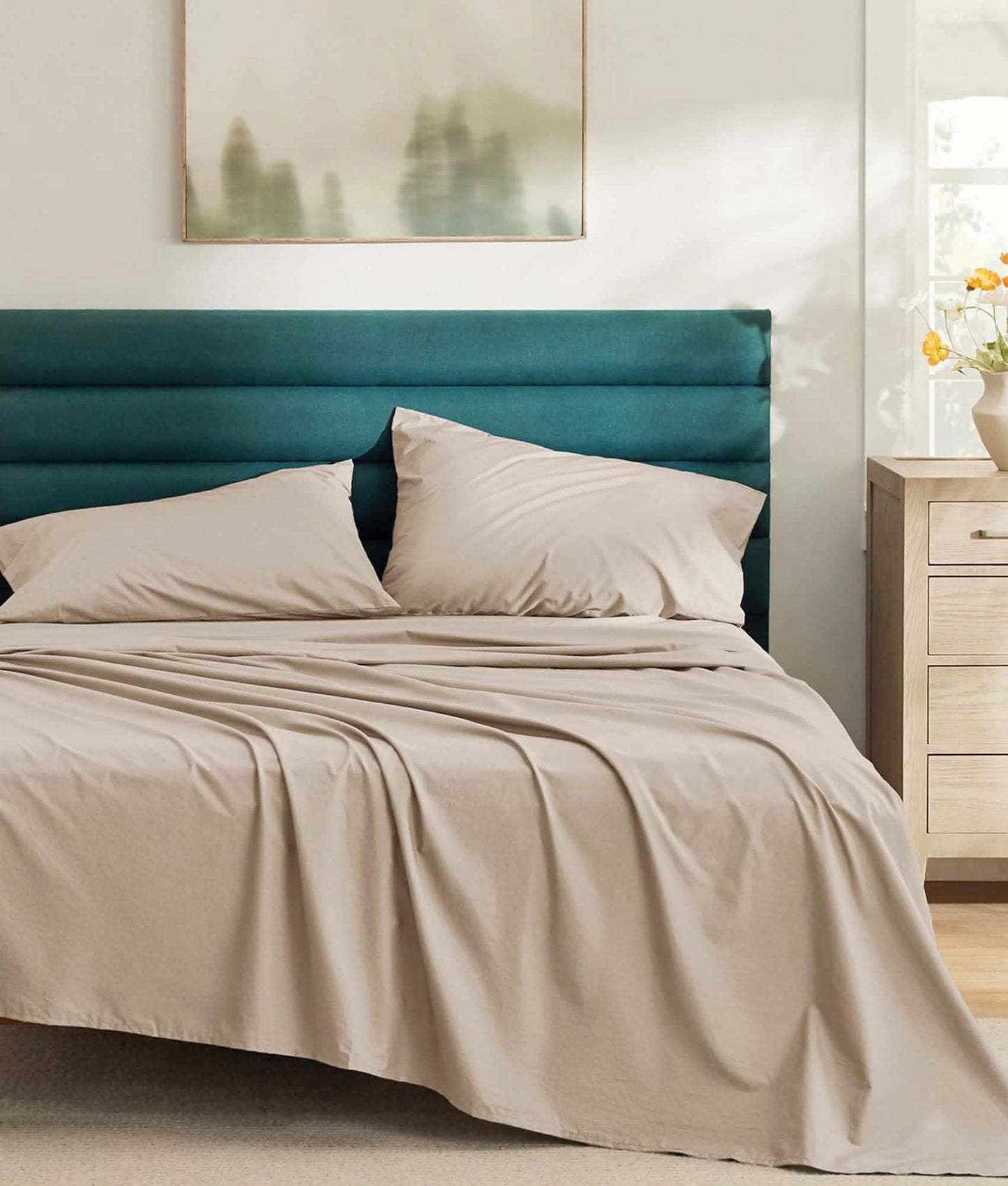 Cotton Percale Weave Sheet Set