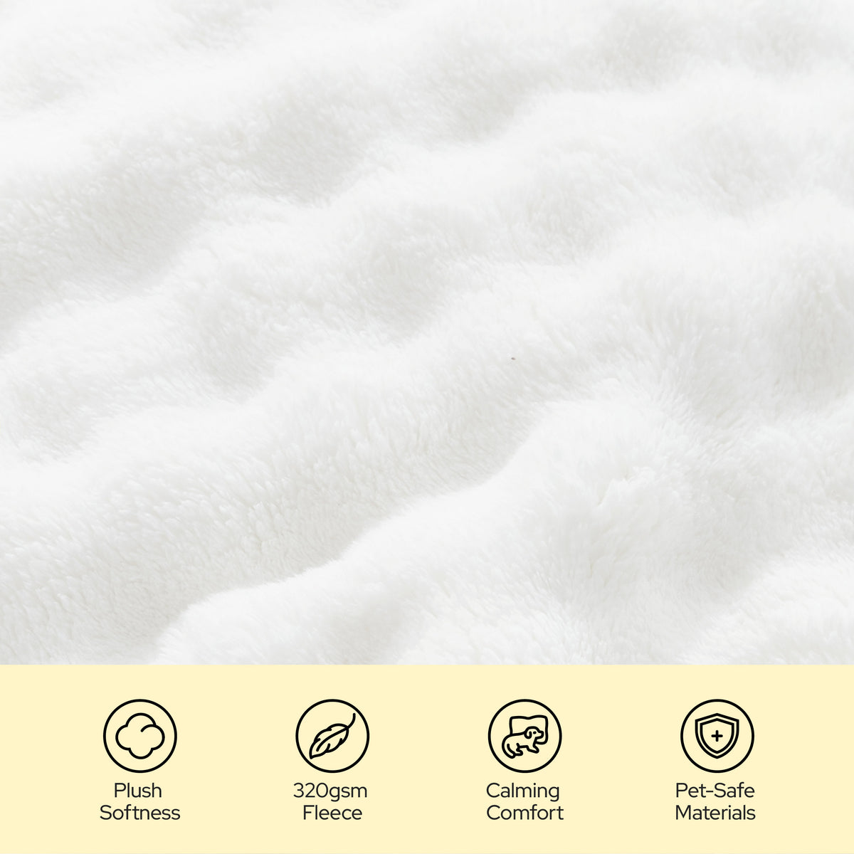 Bubble Fleece Pet Blanket Set
