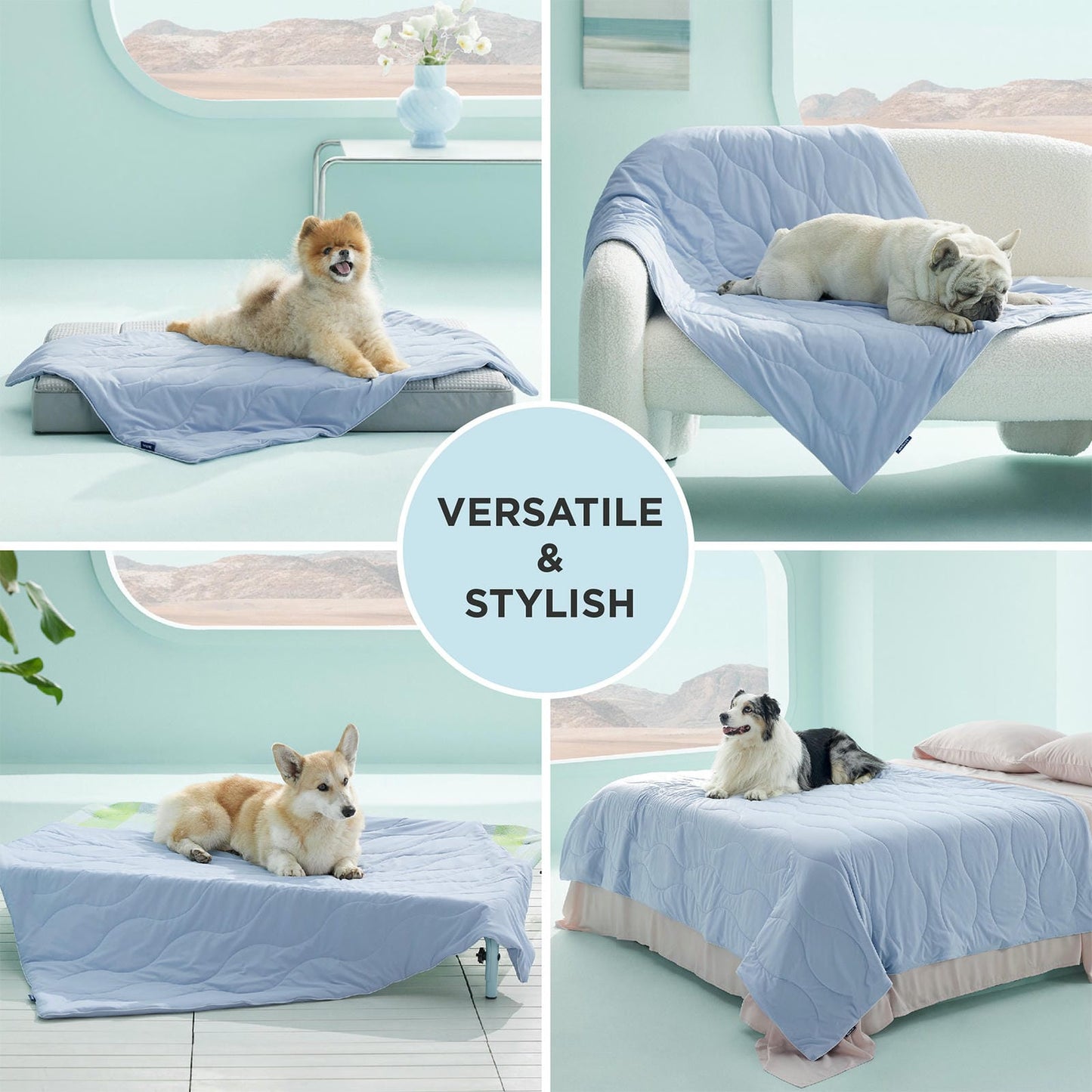 Textured Pet Cooling Blanket