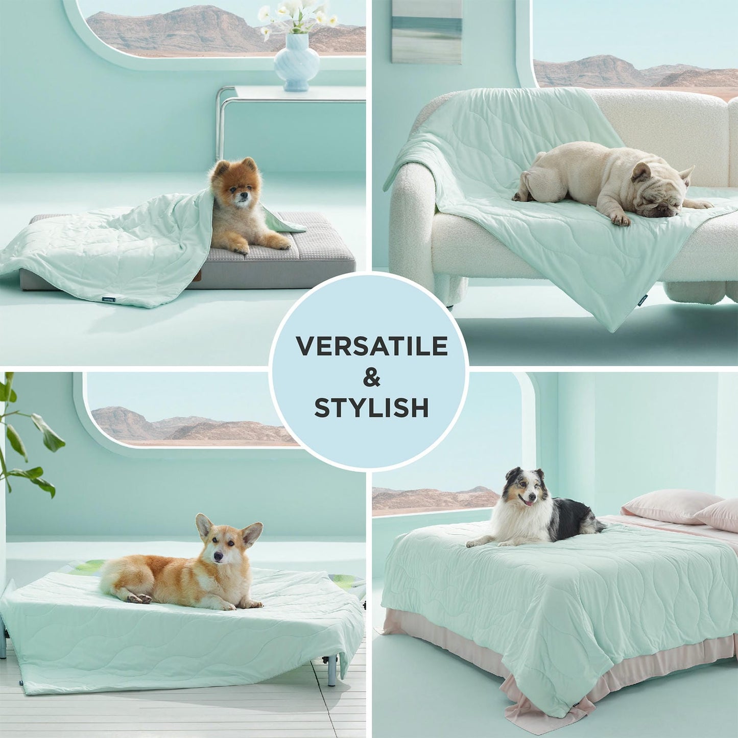 Textured Pet Cooling Blanket