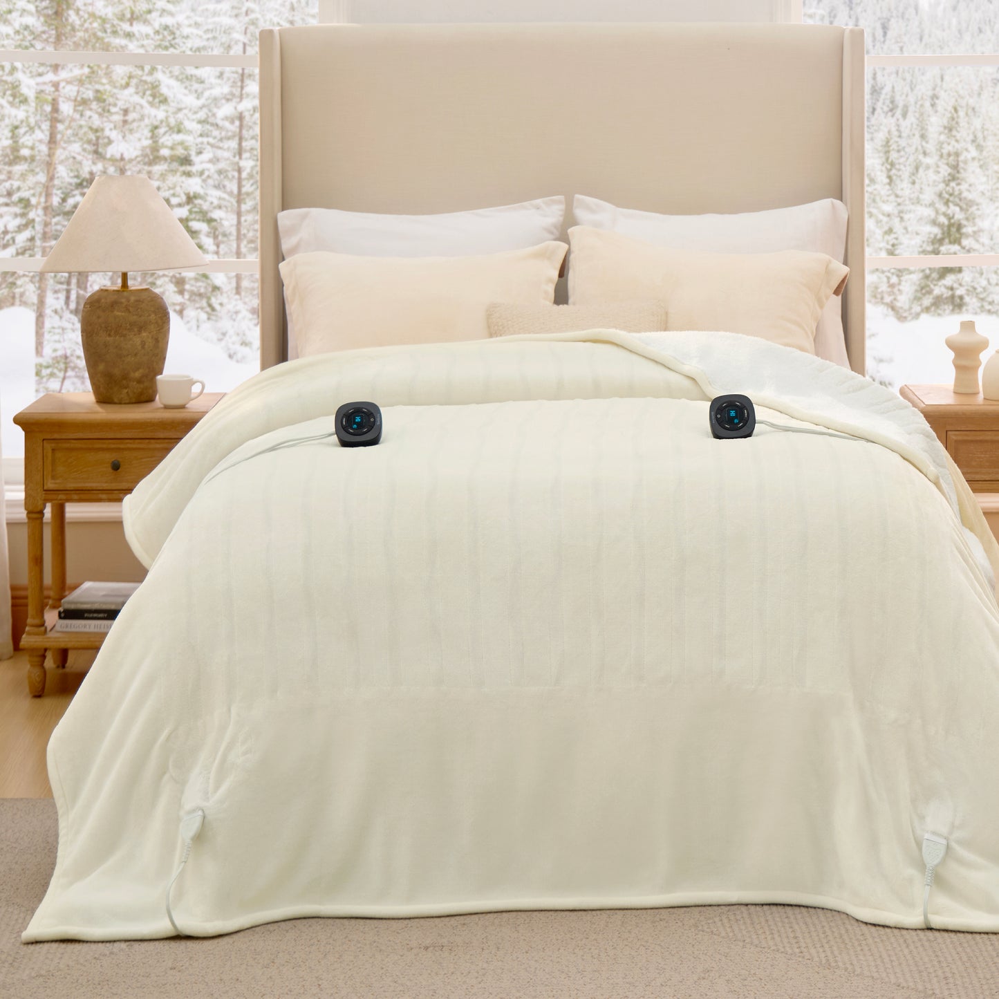GentleSoft® Solid Flannel Heated Blanket