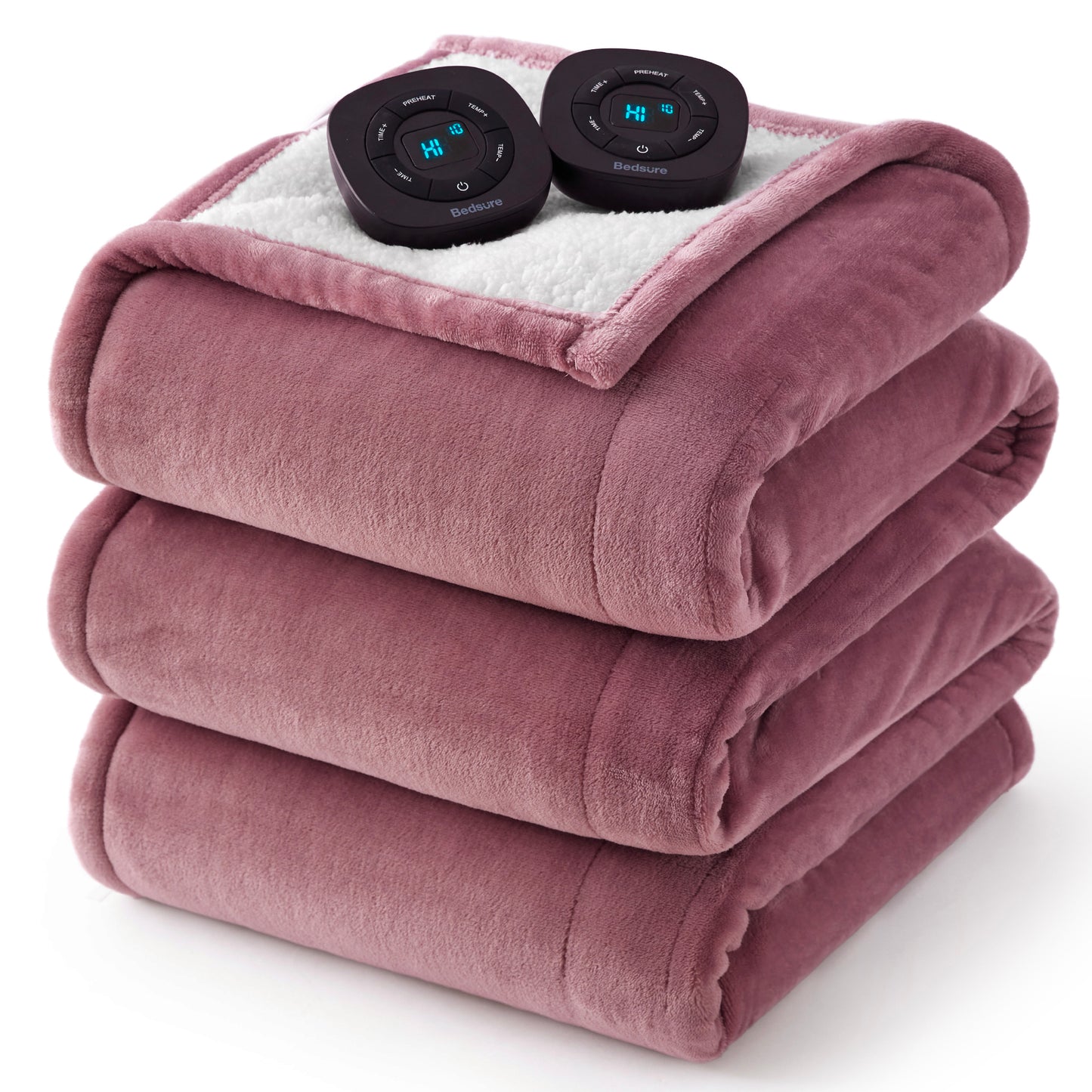 GentleSoft® Solid Flannel Heated Blanket