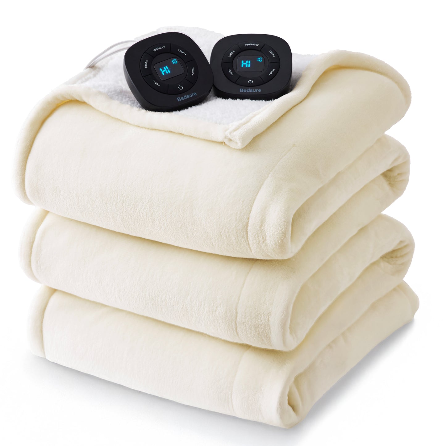 GentleSoft® Solid Flannel Heated Blanket