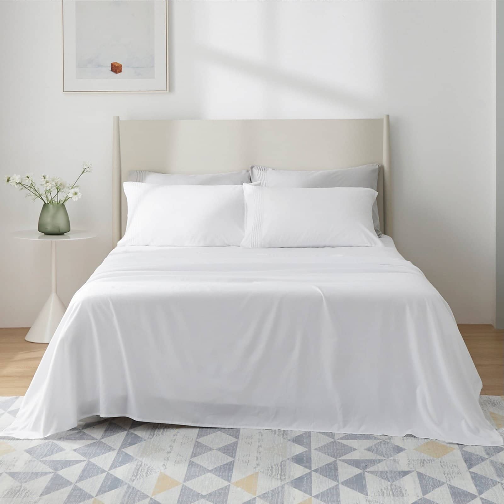 Bedsure | Moisture-Wicking Sheet Set white