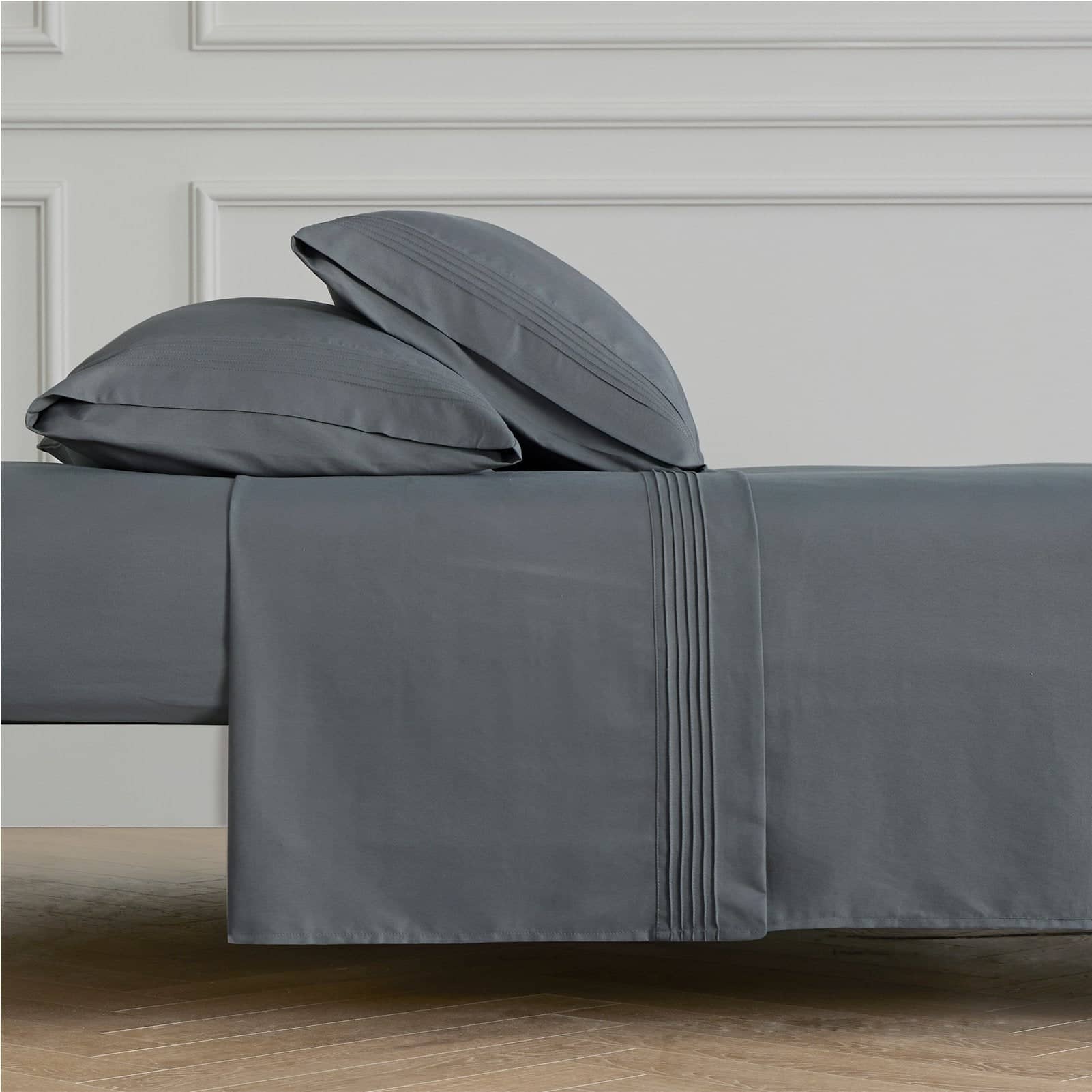 Bedsure Extra Deep Pocket Queen Sheet Sets Grey - Air Mattress