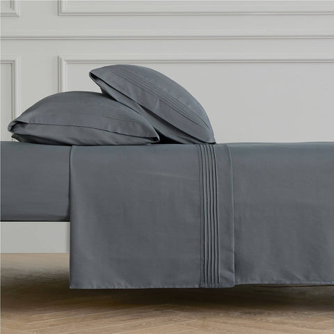 Bedsure | Moisture-Wicking Sheet Set grey super absorbent