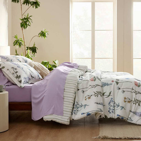 Botanical Floral Soft Comforter Set