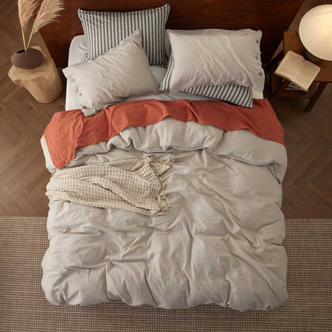 Linen Cotton Duvet Cover Set