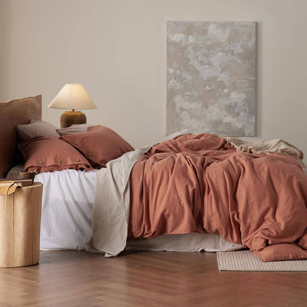 Linen Cotton Duvet Cover Set