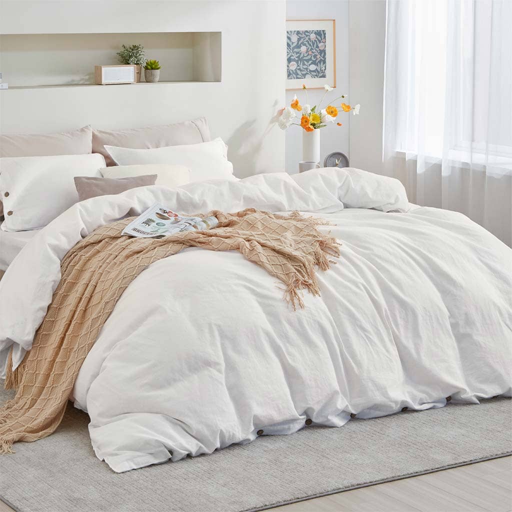 Linen Cotton Duvet Cover Set