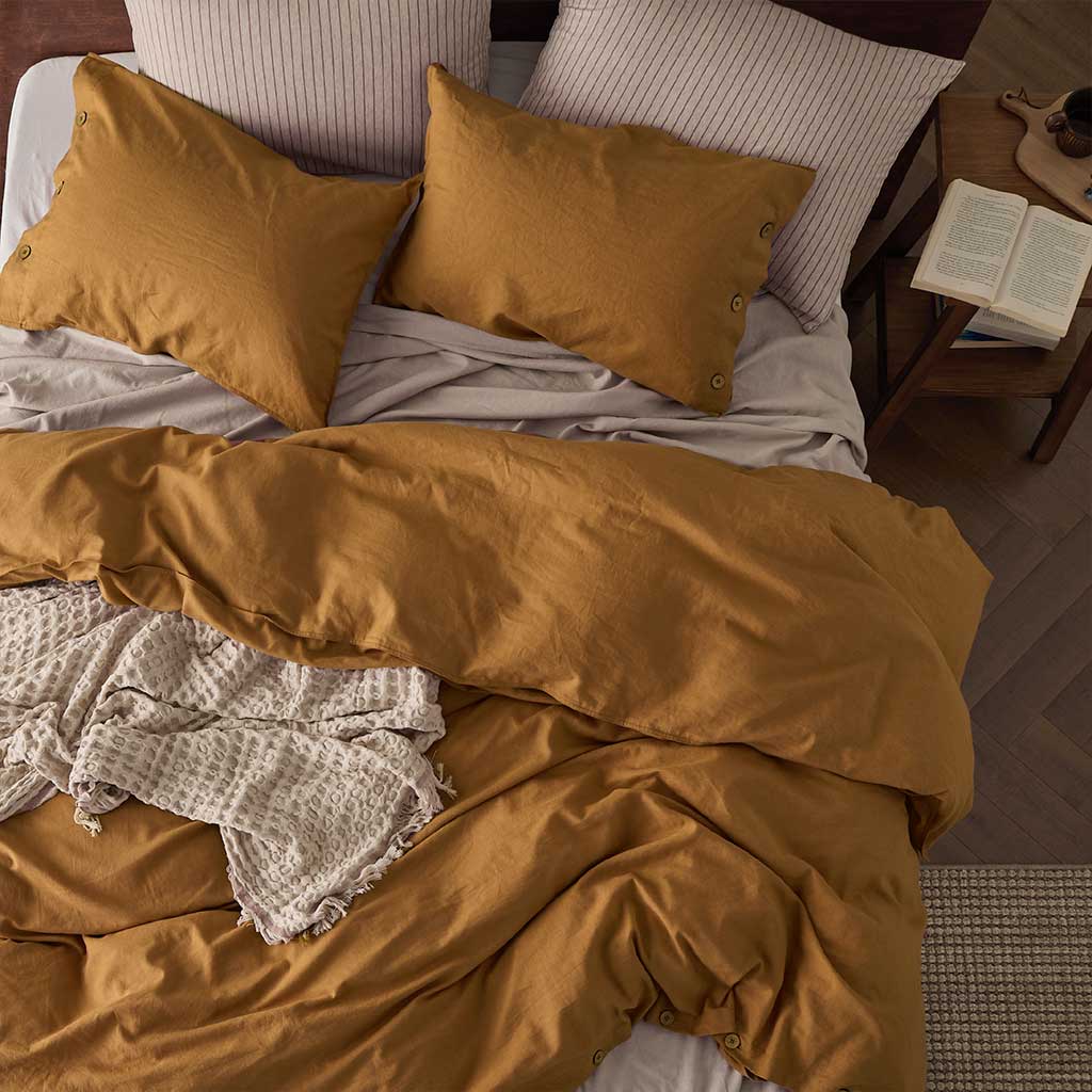 Linen Cotton Duvet Cover Set