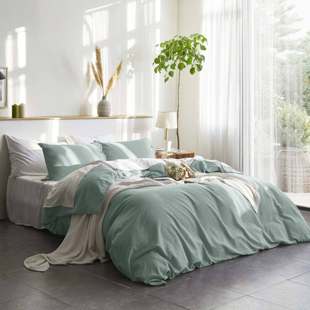 Linen Cotton Duvet Cover Set