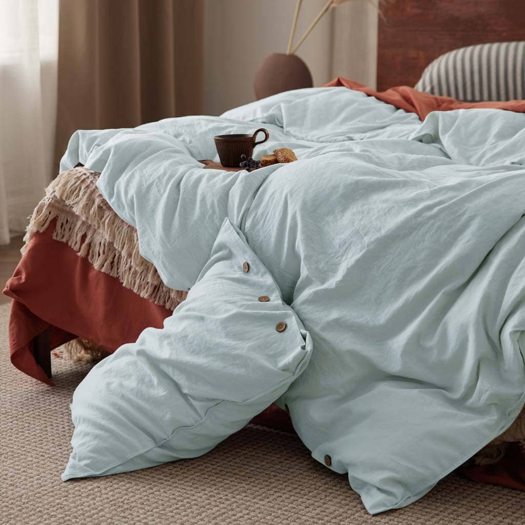 Linen Cotton Duvet Cover Set