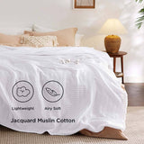 100% Cotton Muslin Throw Blanket