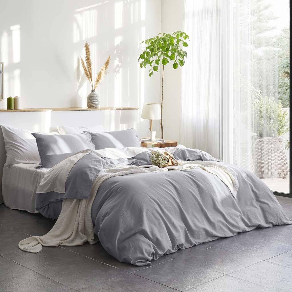 Linen Cotton Duvet Cover Set