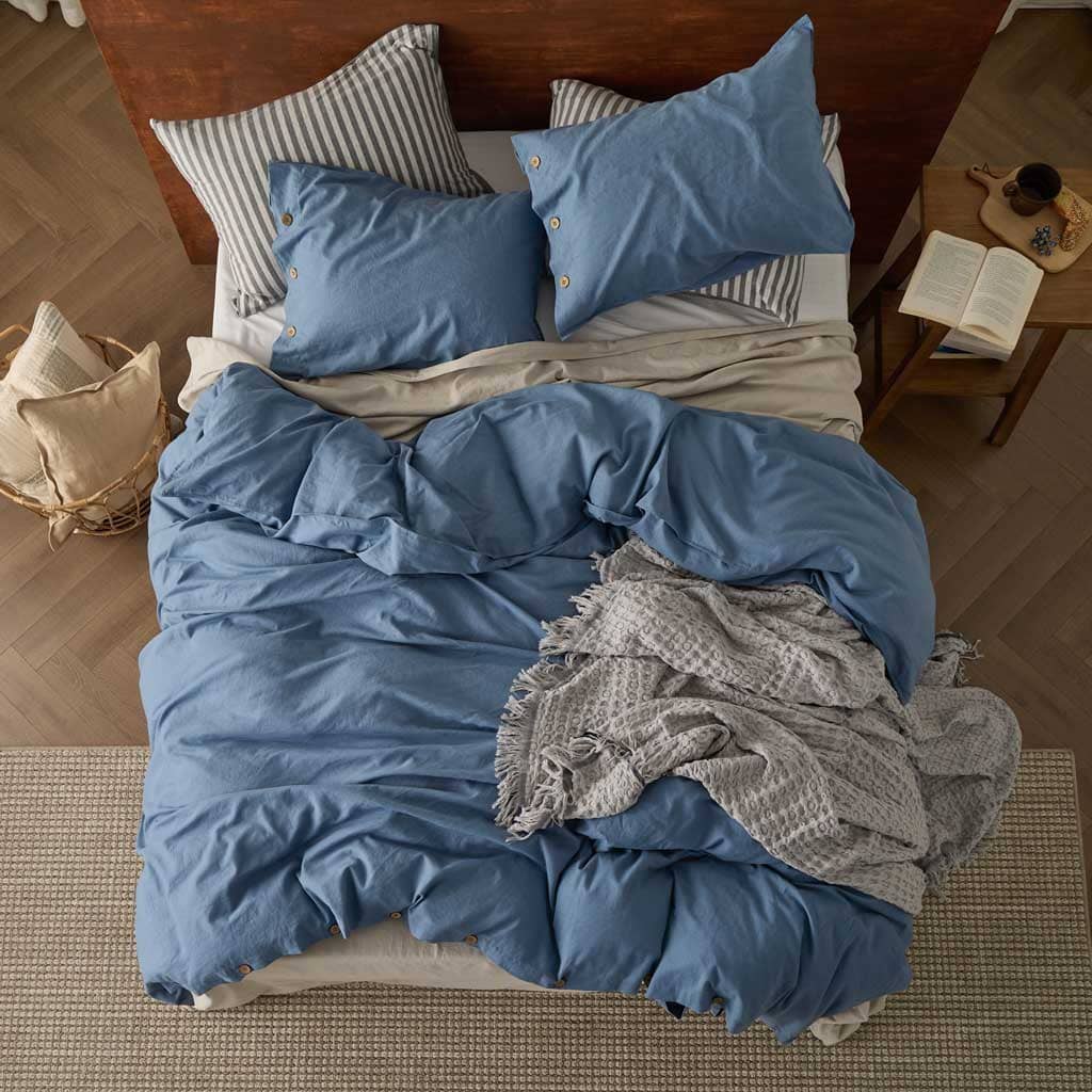 Linen Cotton Duvet Cover Set