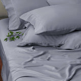 Embroidered 100% Viscose from Bamboo Bed Sheet Set - 6 Pieces