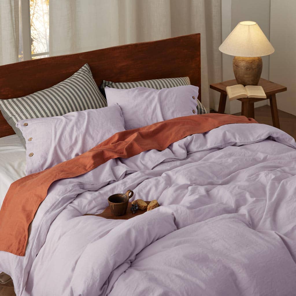 Linen Cotton Duvet Cover Set