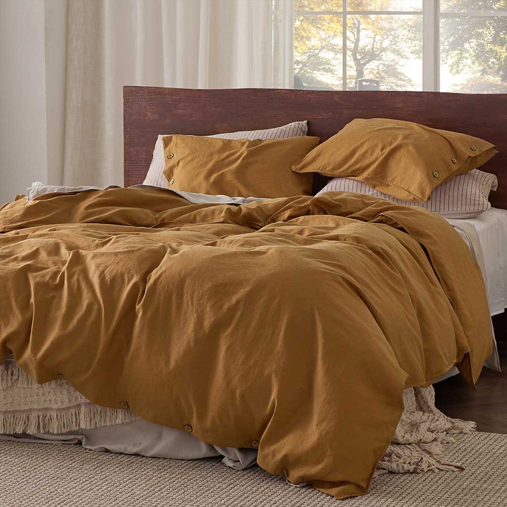 Linen Cotton Duvet Cover Set