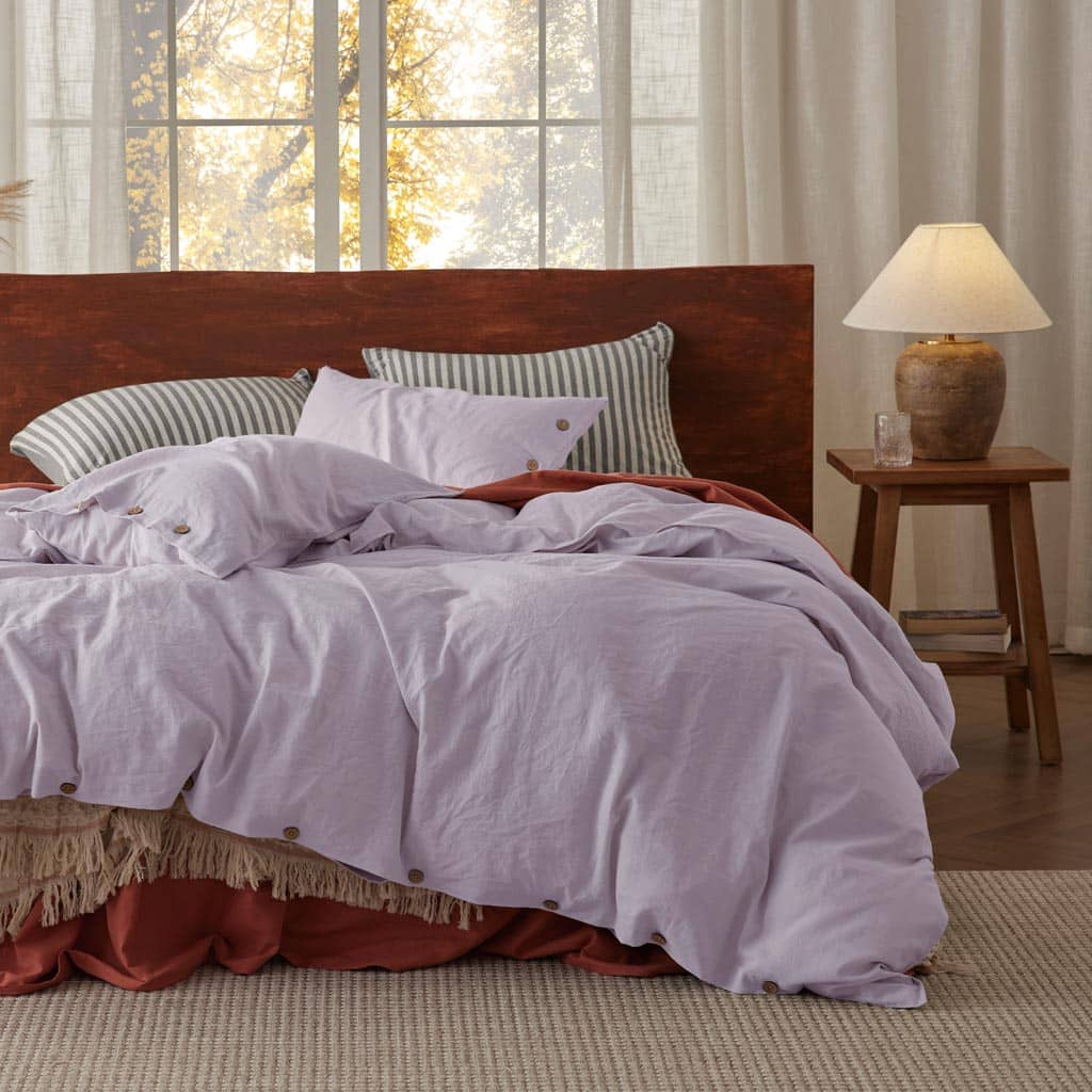 Linen Cotton Duvet Cover Set