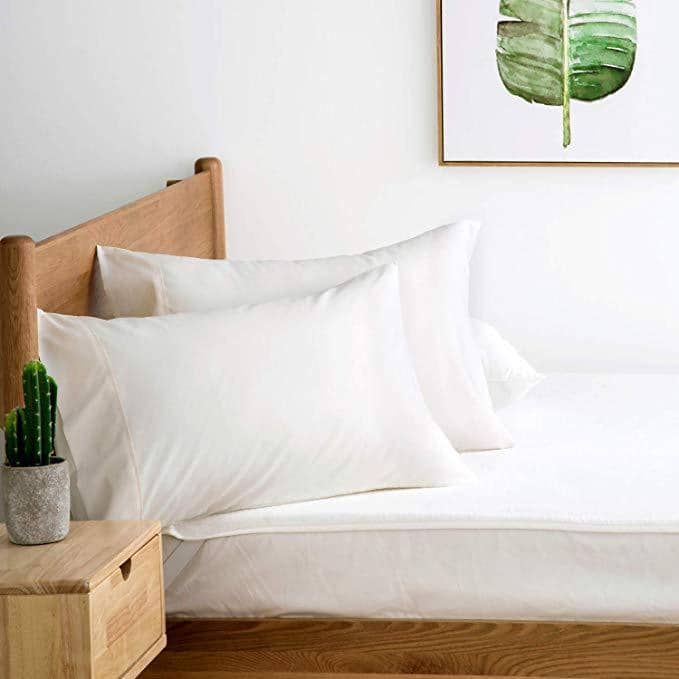 Bedsure | Fade and Stain Resistant Microfiber Pillowcase offwhite