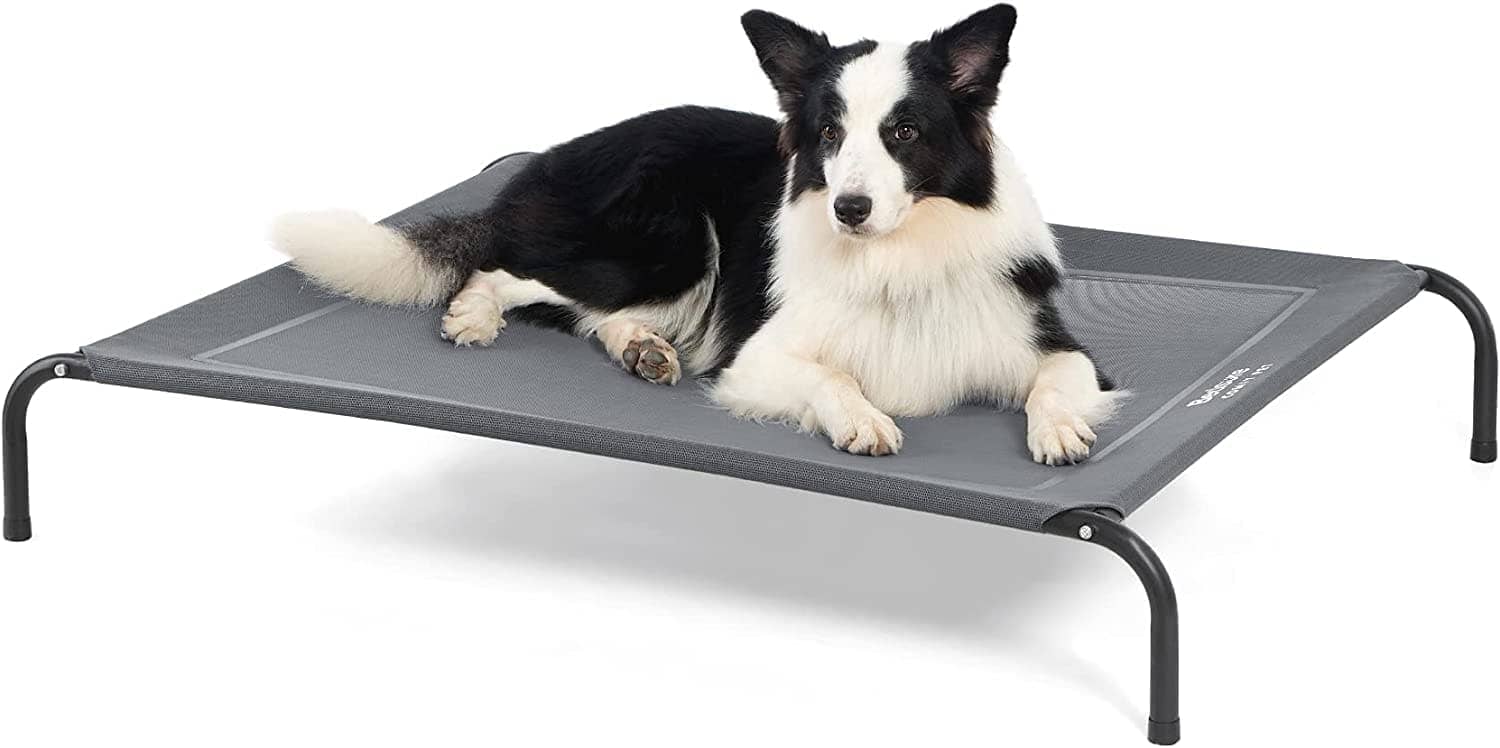 Bedsure Grey Elevated Dog Bed Accessories