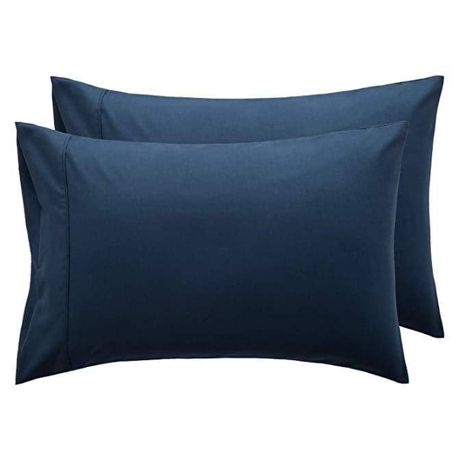 Bedsure | Fade and Stain Resistant Microfiber Pillowcase navy