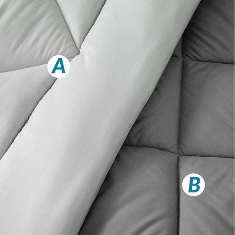 Reversible Microfiber Comforter Set