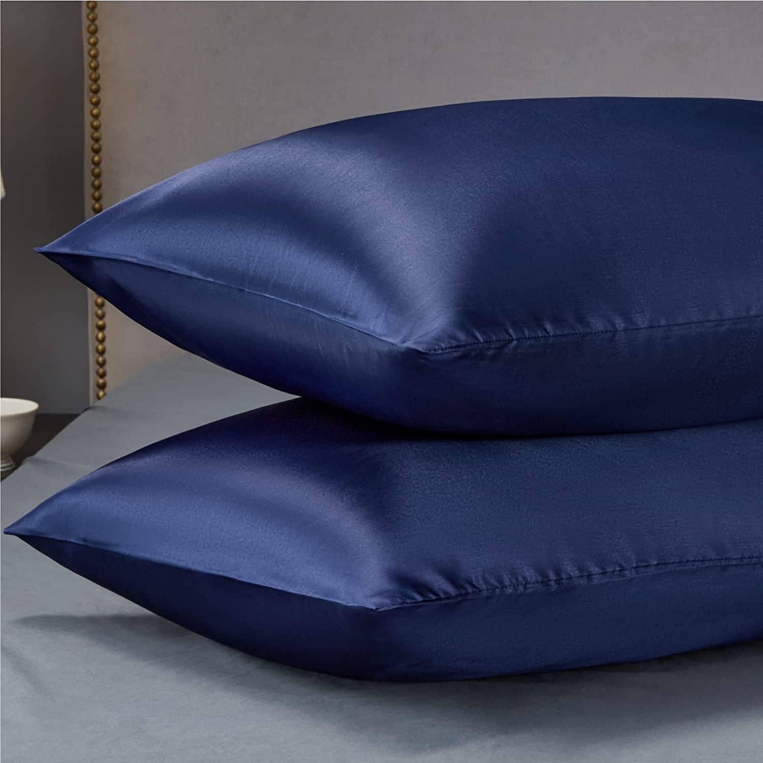 Bedsure Solid Satin Pillowcase