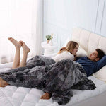 Bedsure | Faux Fur and Sherpa Shaggy Blanket love