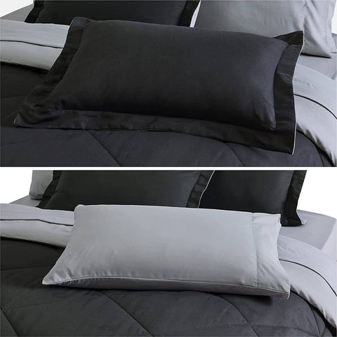 Reversible Microfiber Comforter Set
