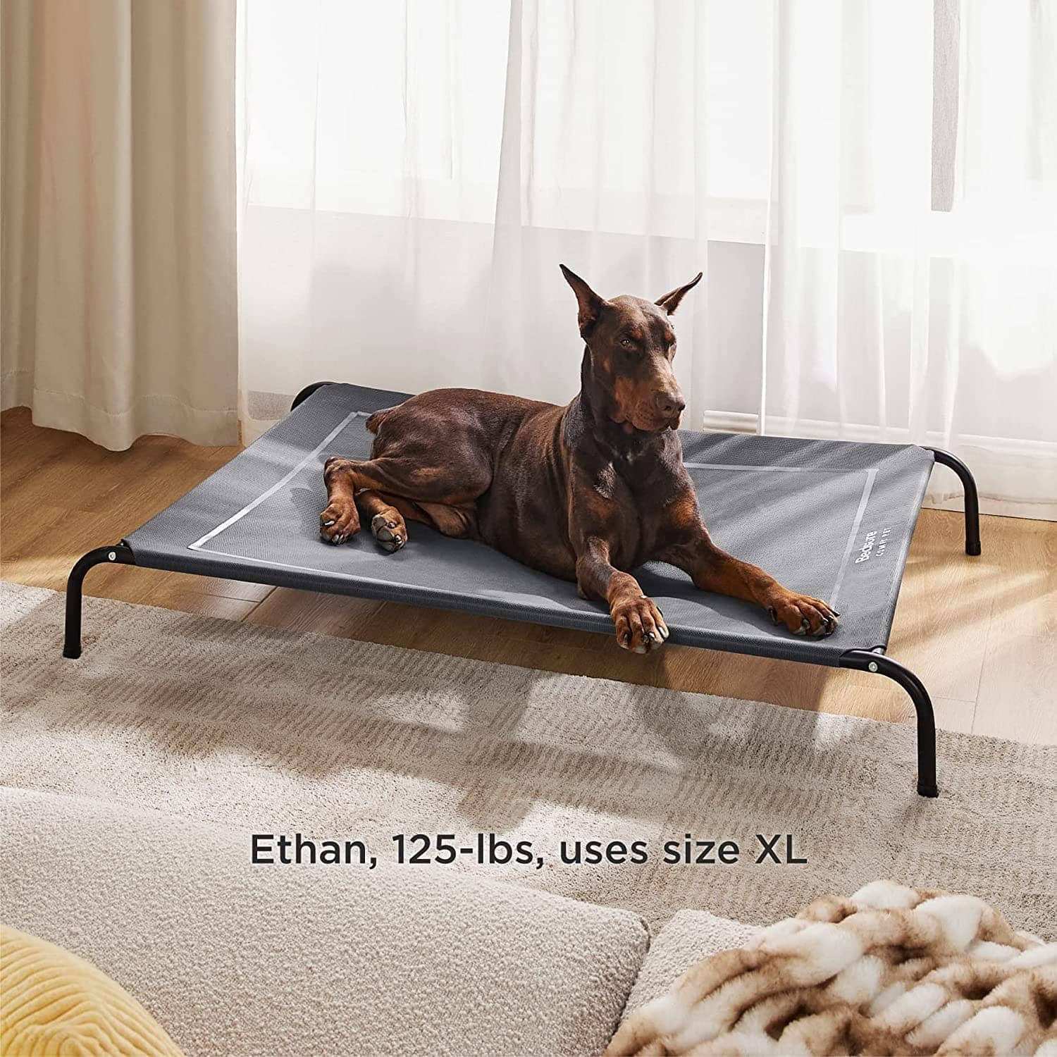 Bedsure Brown Elevated Dog Bed Accessories