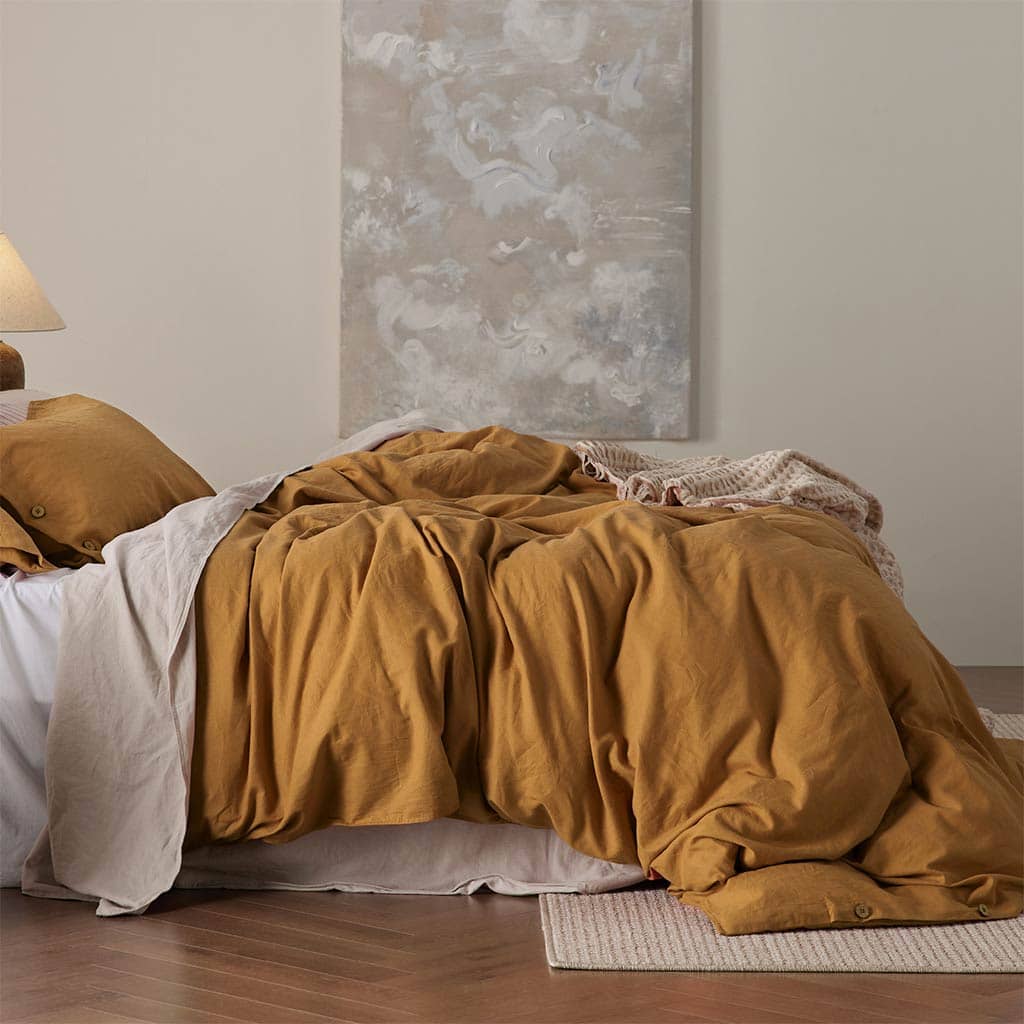 Linen Cotton Duvet Cover Set