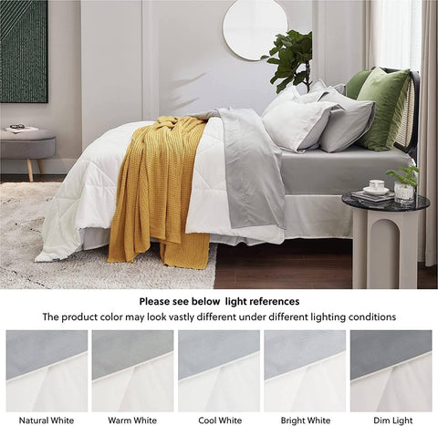 Reversible Microfiber Comforter Set