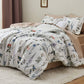 Botanical Floral Soft Comforter Set