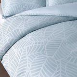 Leaves Waffle Jacquard Duvet Cover Set